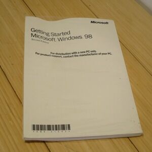 Microsoft X06-31543 Windows 98 SE Second Edition- COA & Manual only (NO CD) - 08